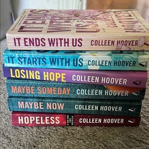 Assortment of Colleen Hoover books
